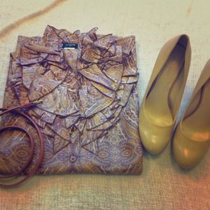 Gorgeous JCrew paisley blouse