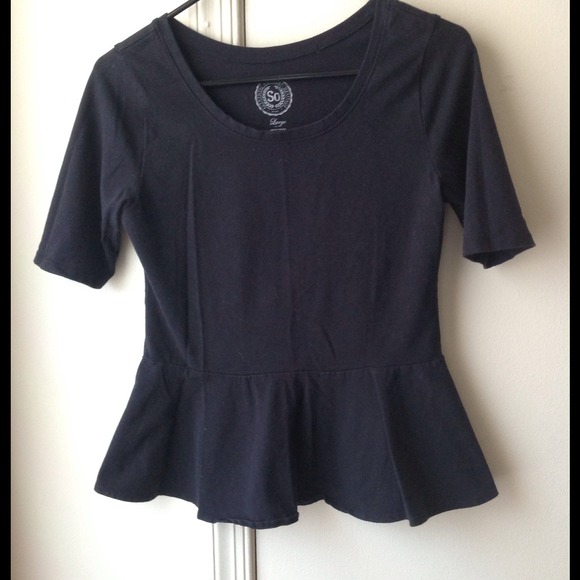 Peplum top - L