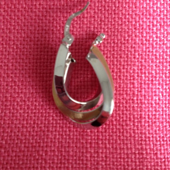 Two Tone 14k Gold Earrings Brand New/Unworn - Picture 3 of 4