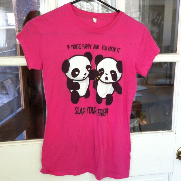 Funny panda Tshirt.