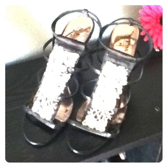 Beautifully detailed strappy heels