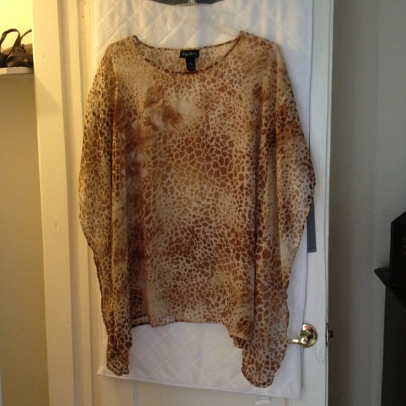 Reduced•Brown/gold see through tunic