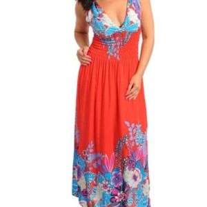 Pretty Plus Floral Maxi