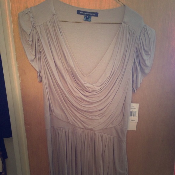 SOLD Beautiful Taupe French Connection Dress NWT!