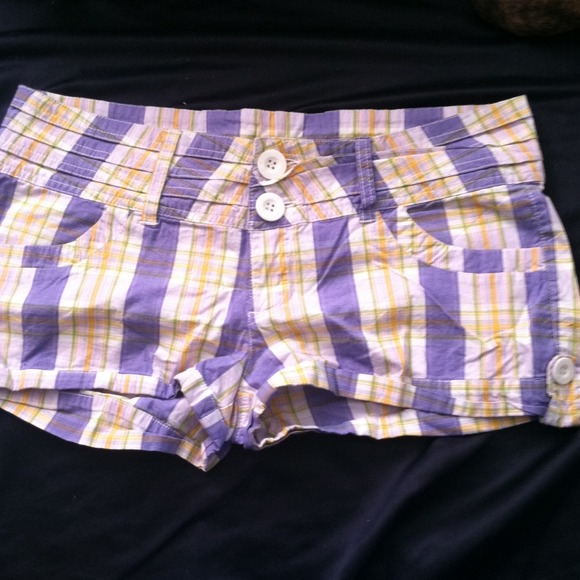 Plaid shorts