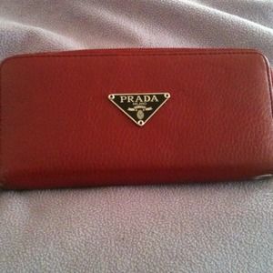 REDUCED TODAY ONLY Red prada wallet