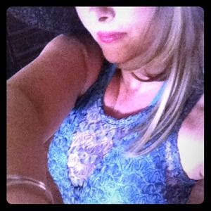 SOLD Grey Crochet Cover Up