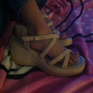 Tan sandals