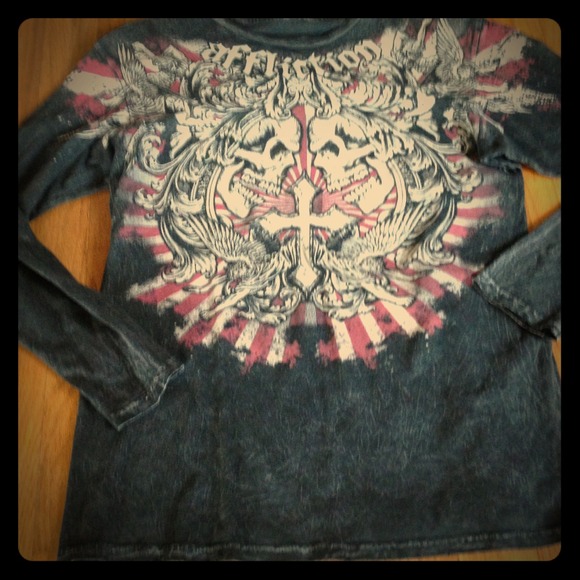 ⚡SOLD IN BUNDLE⚡Affliction long sleeve t. My fave