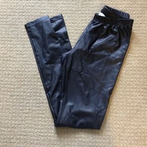 Liquid Leather Leggings
