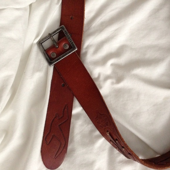 SOLDDD Genuine leather hollister belt