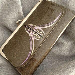 Pinstriped wallet