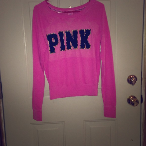 Victoria Secret sweat shirt w/cheetah accents