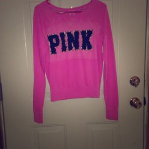 Victoria Secret sweat shirt w/cheetah accents