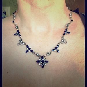 Glam necklace...free earrings with purchase.