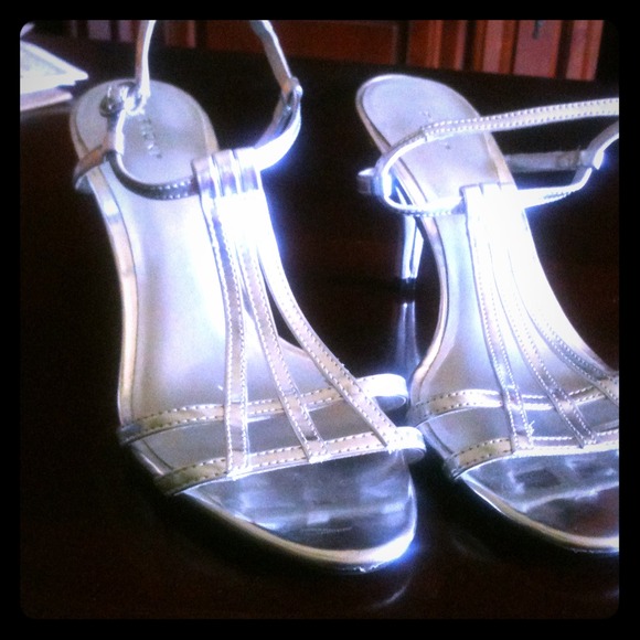 Silver heels