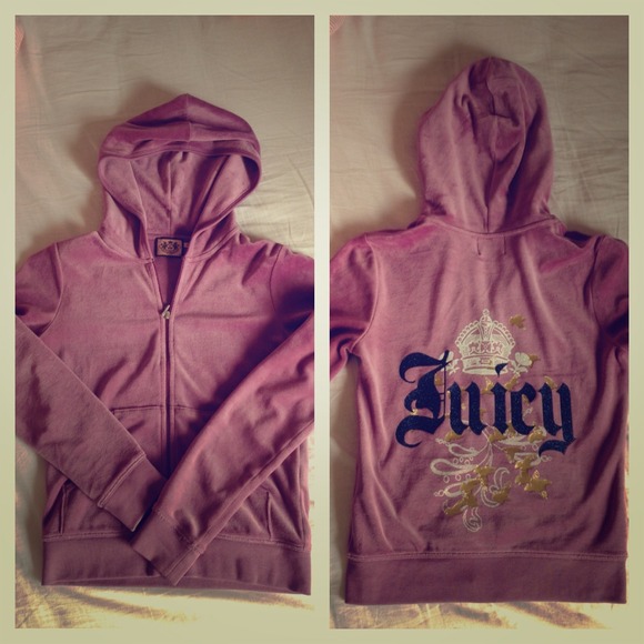 Like new- magenta Juicy Couture track suit hoodie - Picture 1 of 3