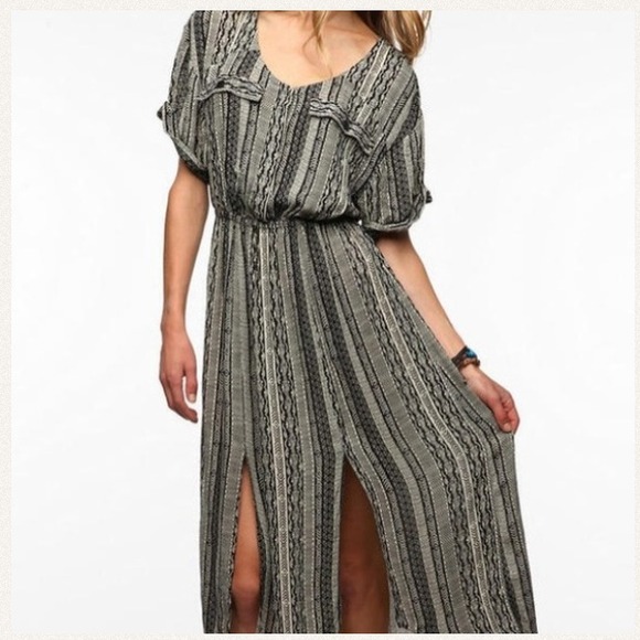 Silence and Noise high low slit dress