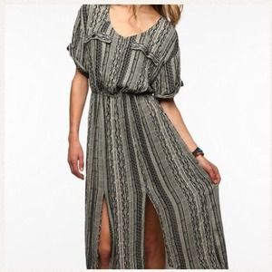 Silence and Noise high low slit dress