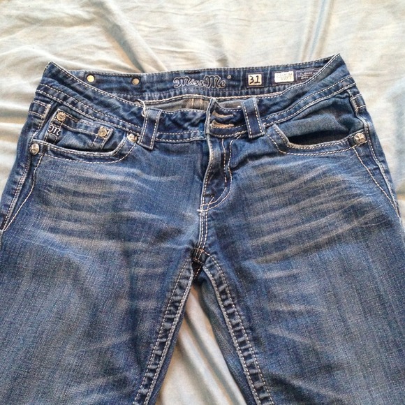 Miss Me size 31 boot cut jeans.