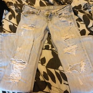 On hold.. Hollister blue jeans great condition