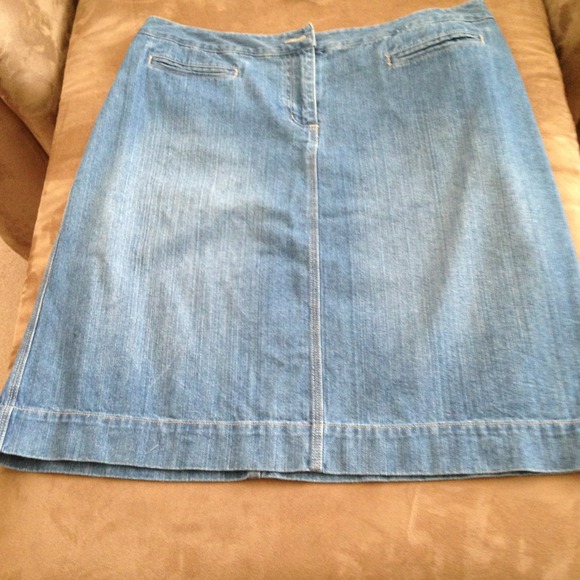Jean skirt 24" total length
