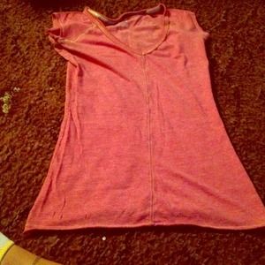 Cute pink v neck