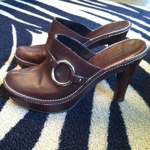 Authentic Coach Clog Heels