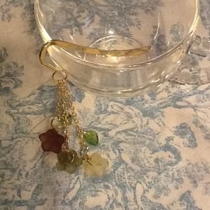 Floral Charm Shepard's Hook Bookmark