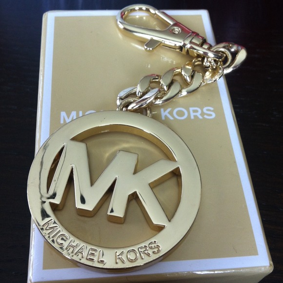 Gold Michael Kors Keychain