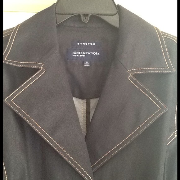 Jones New York Signature stretch belted jacket NWT - Picture 2 of 4