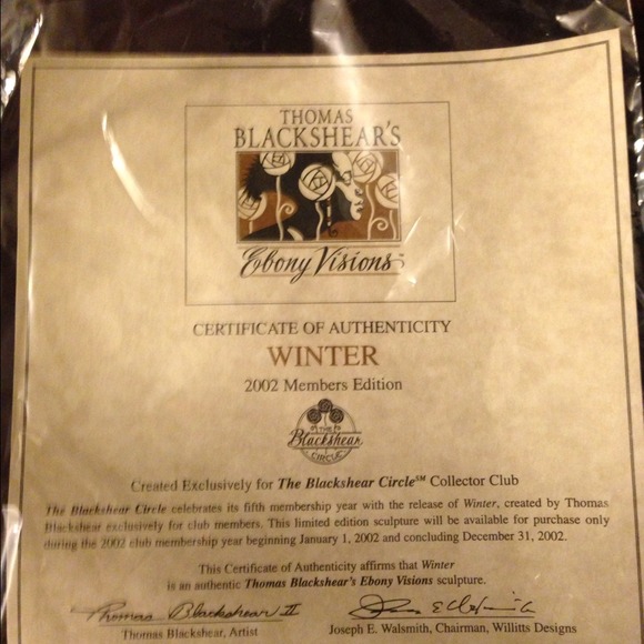 Thomas Blackshear's Ebony Vision NOT FOR SALE! - Picture 2 of 4