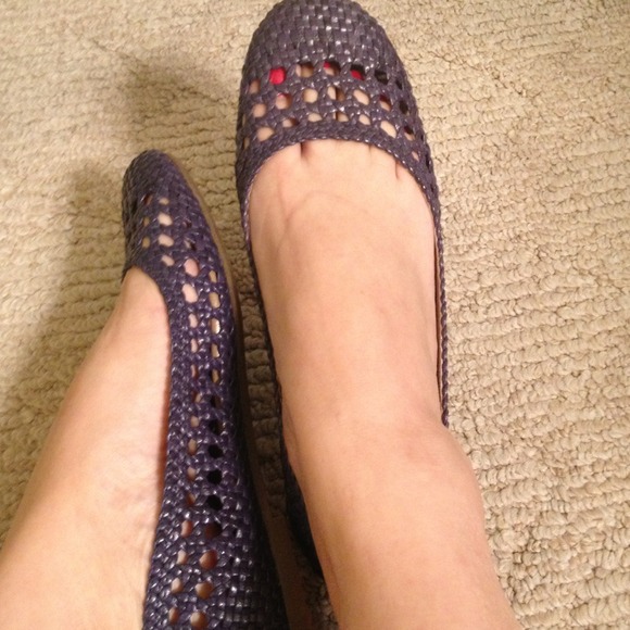 Leather flats