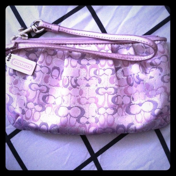 Authentic coach wristlet