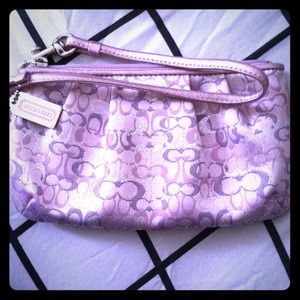 Authentic coach wristlet