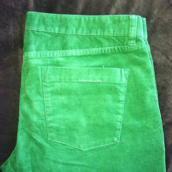 J.crew green cord pants