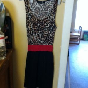 Cute leopard dress