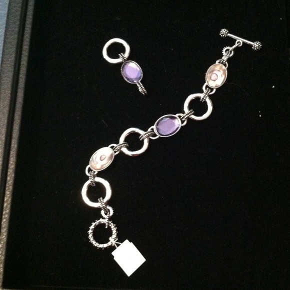 Lia Sophia necklace slide and braclet