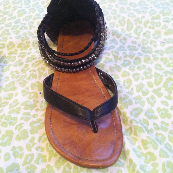 🚫sold🚫black sandals