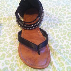 🚫sold🚫black sandals
