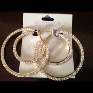 Brand new large earring Swarovski crystal