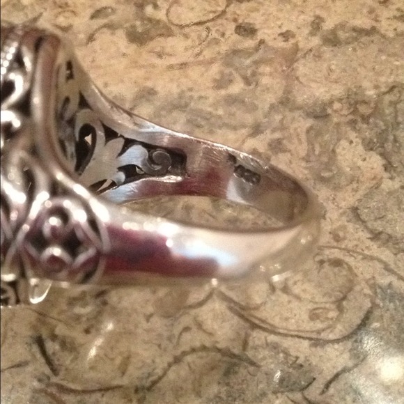 🔴SOLD🔴 Bundle SS heavily scrolled ring. 925. - Picture 4 of 4