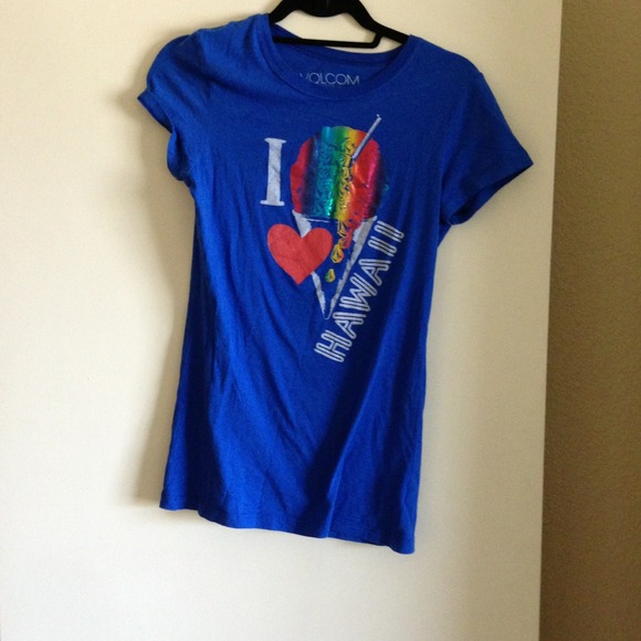 I love Hawaii - volcom shave ice shirt