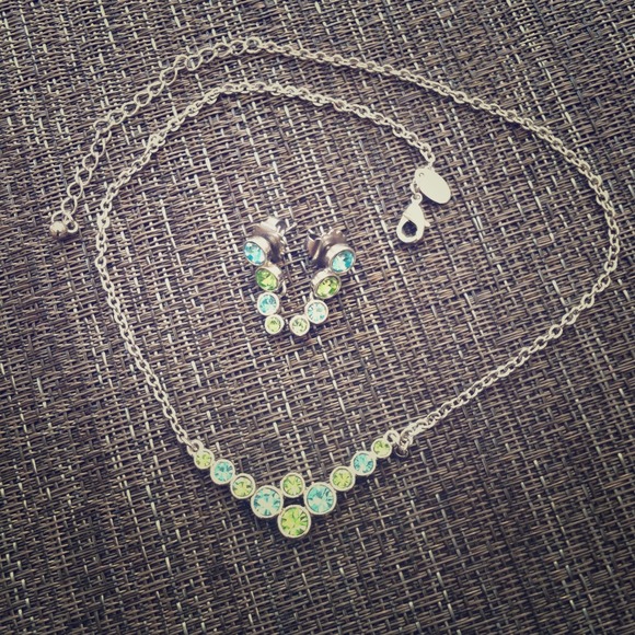 Lia Sophia Necklace and Earrings Set - reserved