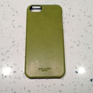 💞Authentic Coach Lime iPhone 5 Case 💓