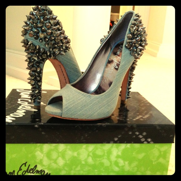 Larissa Light Blue Sam Edelman Heels