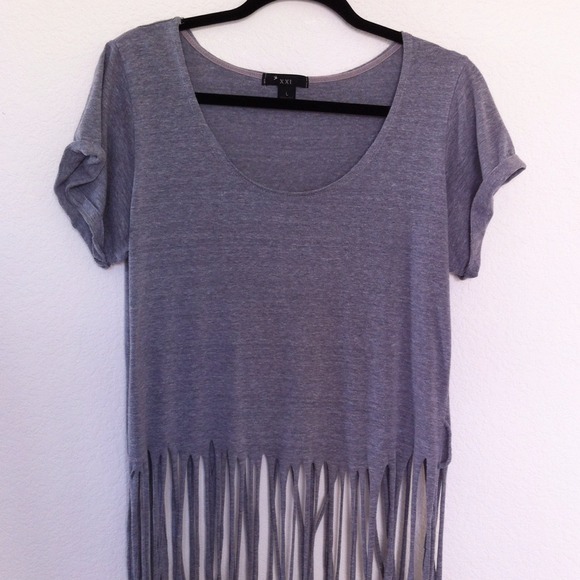 casual fringe shirt