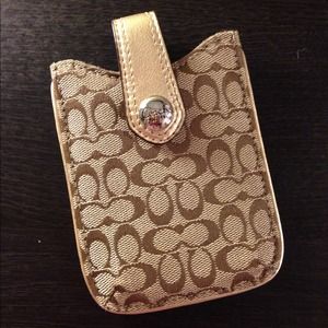 Coach phone case / pouch