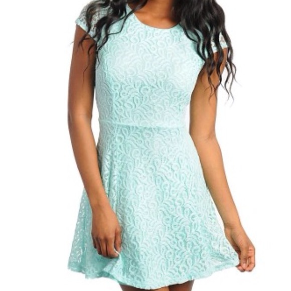 🎈NWT*Mint lace dress