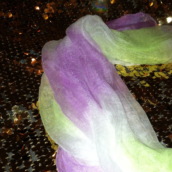 Tie Dyed Spring Scarf - Picture 2 of 3